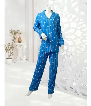 ACE 38007 (W20) Ladies Night Suit R Blue